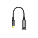 Rixus RXHU17 USB-C To HDMI Female Converter 20cm Space Gray