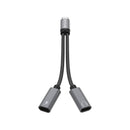 Rixus RXMU71 USB-C Splitter 15cm Space Gray