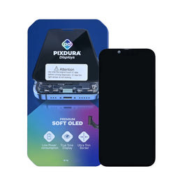 PIXDURA For Apple iPhone 14 Display And Digitizer Soft-OLED (Run Diagnostics) (60Hz)