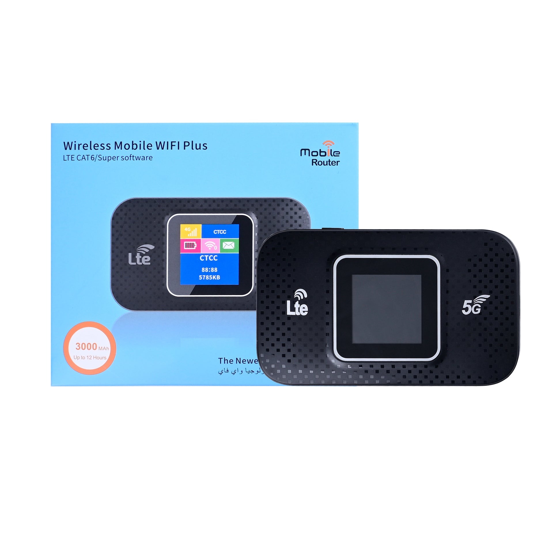 Portable E5783 WiFi 4G Wireless Router Black