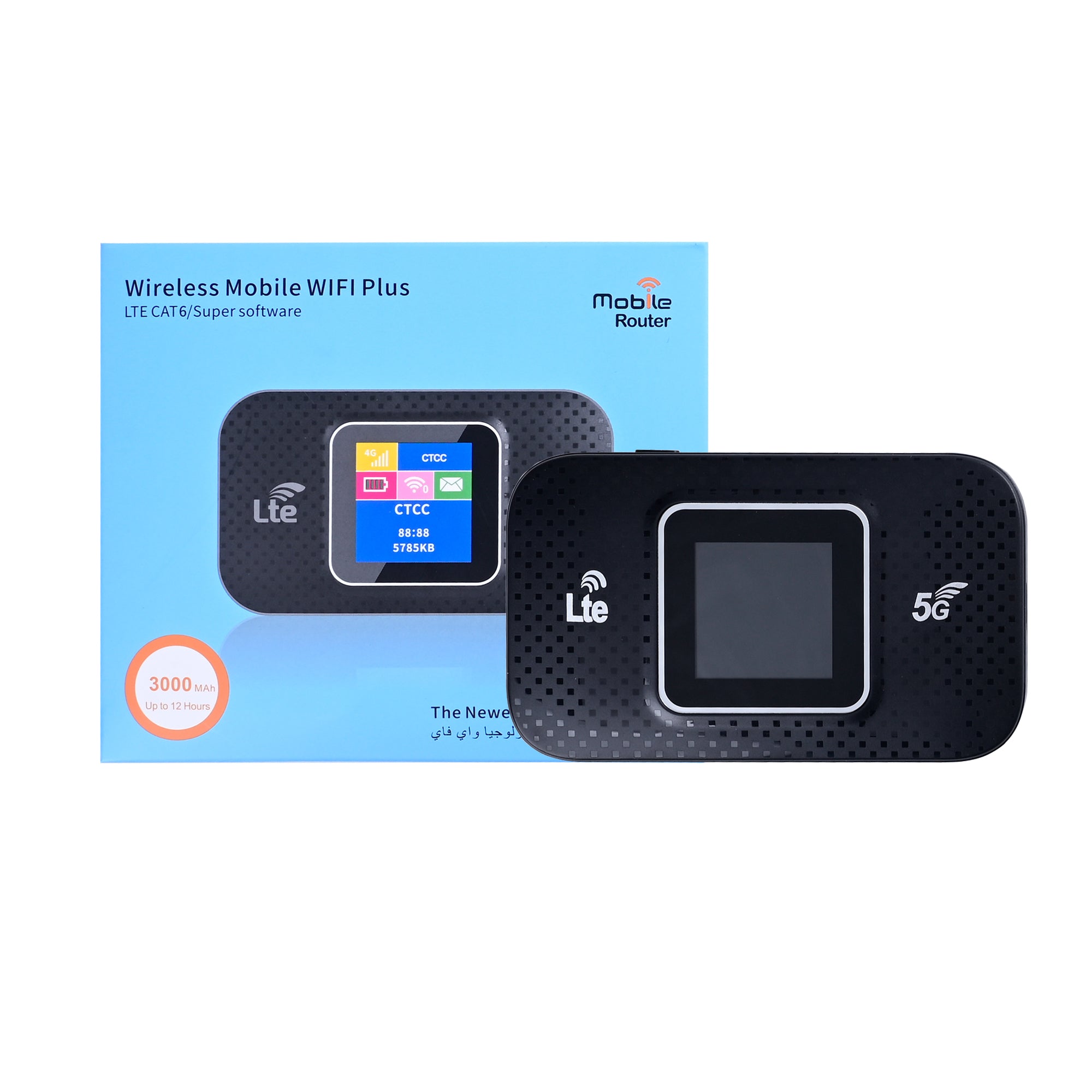 Portable E5783 WiFi 4G Wireless Router Black