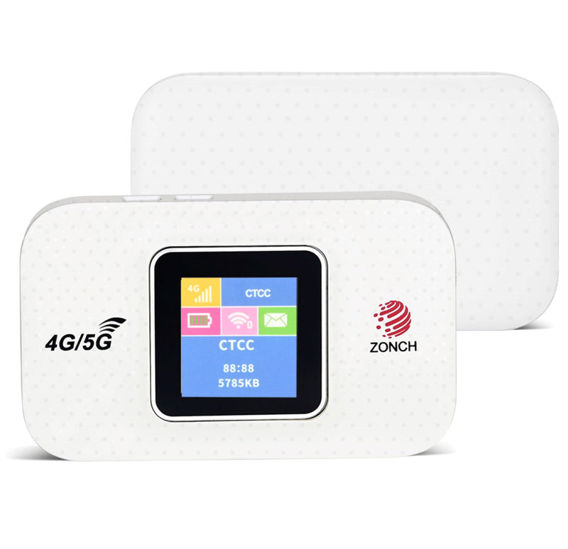 ZONCH E180 Wireless Network Card USB-C Pocket Router White