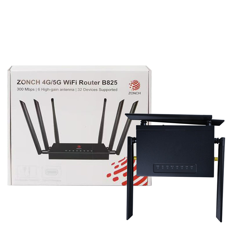ZONCH B825 4G, 5G WiFi Router Black