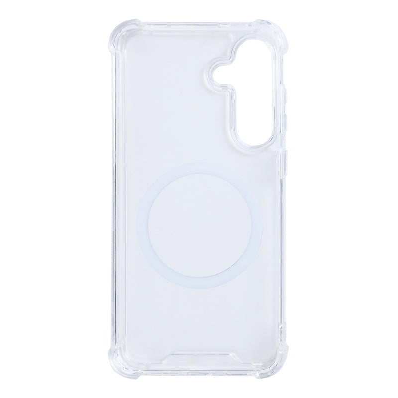 Rixus Anti-Burst Case With MagSafe For Samsung Galaxy S25 FE Transparent