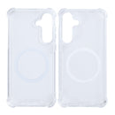 Rixus Anti-Burst Case With MagSafe For Samsung Galaxy S25 FE Transparent