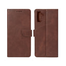 Rixus Bookcase For Samsung Galaxy S25 FE Brown