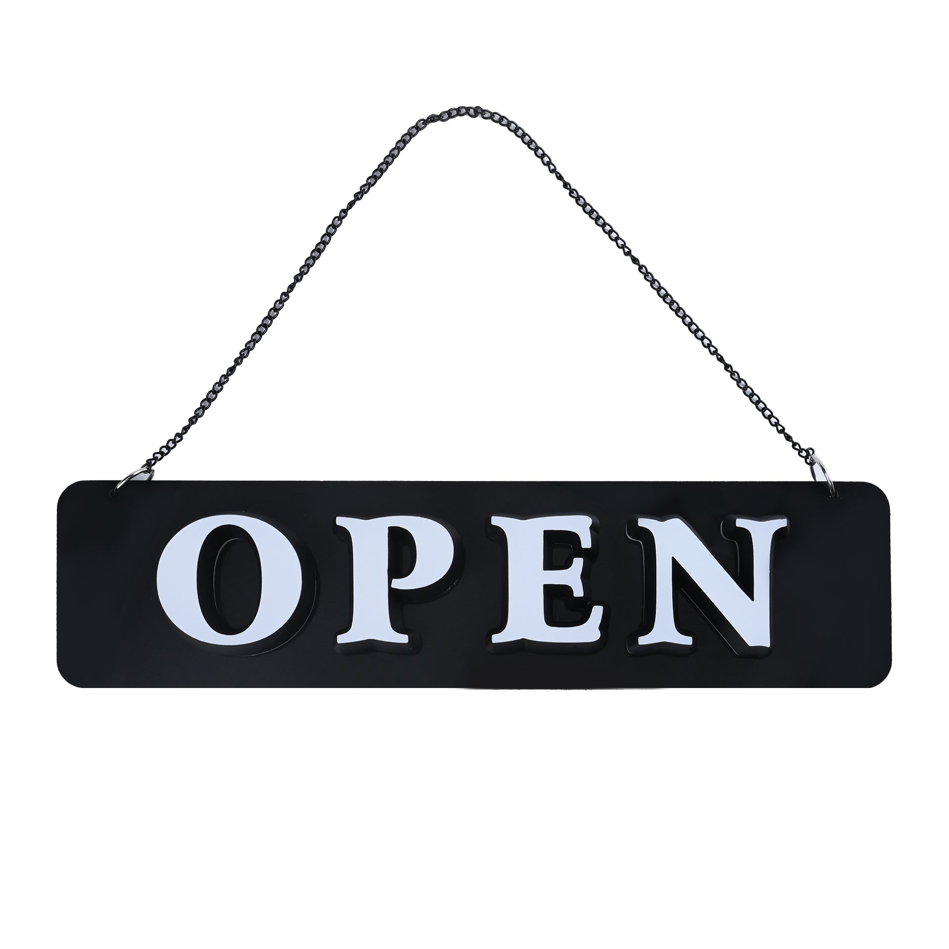 Open Advertising LED Display Board Black