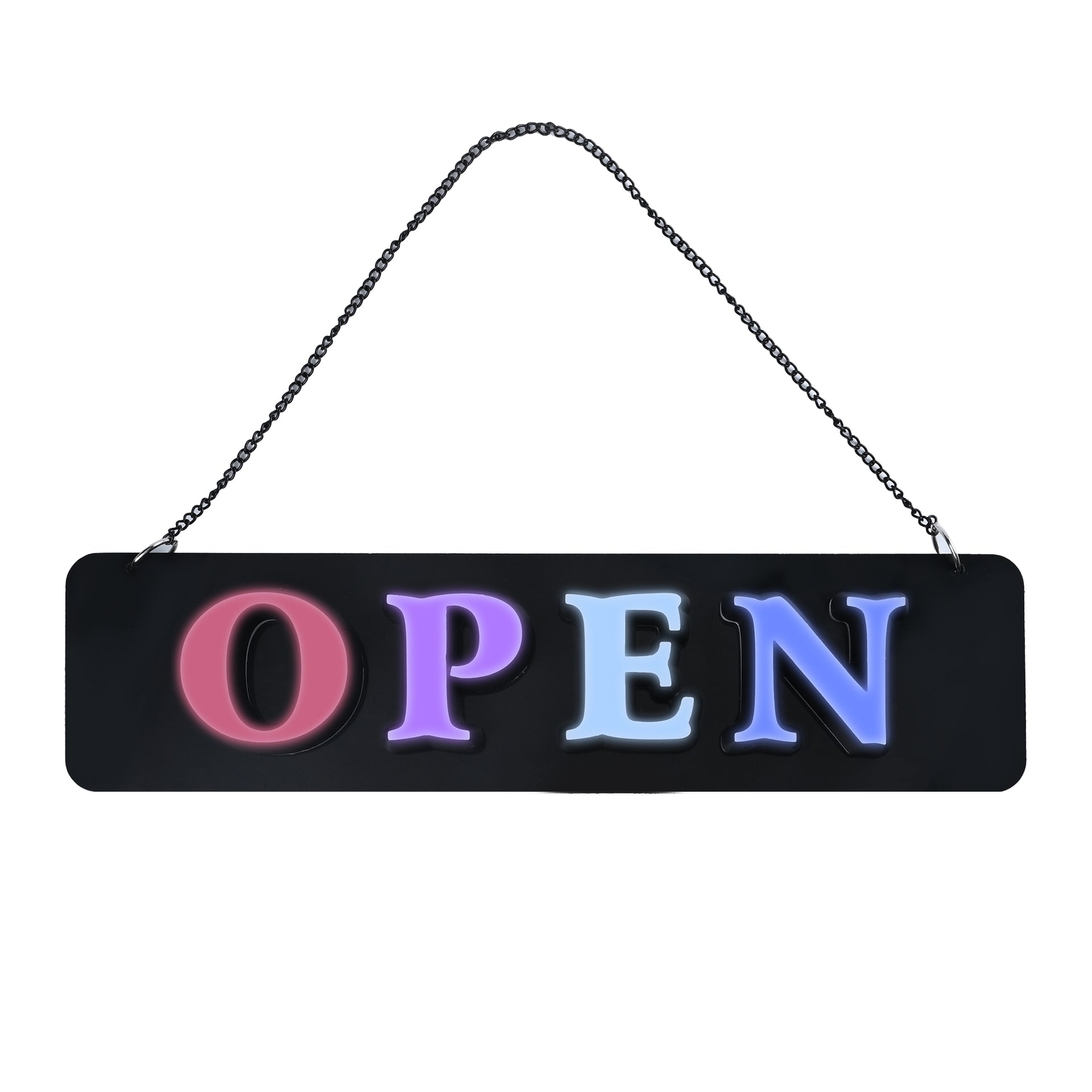 Open Advertising LED Display Board Black