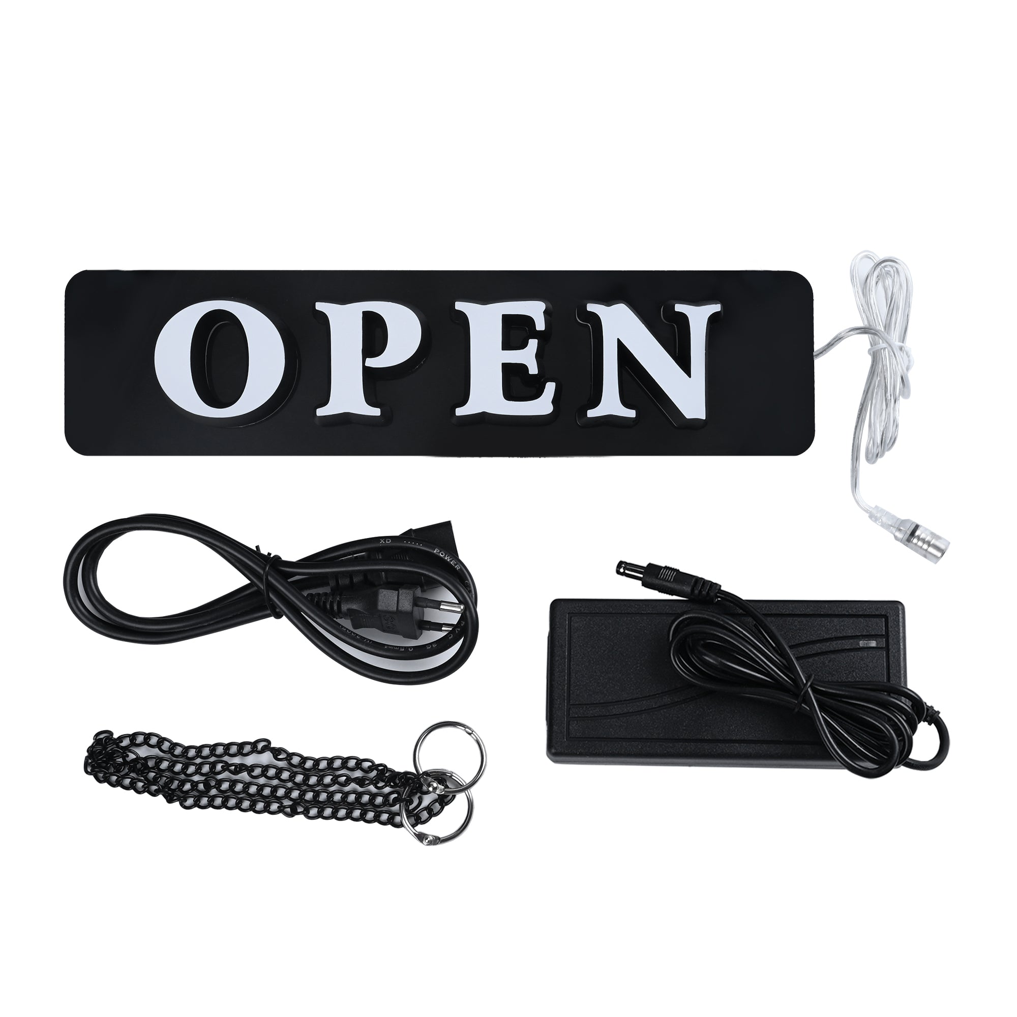 Open Advertising LED Display Board Black
