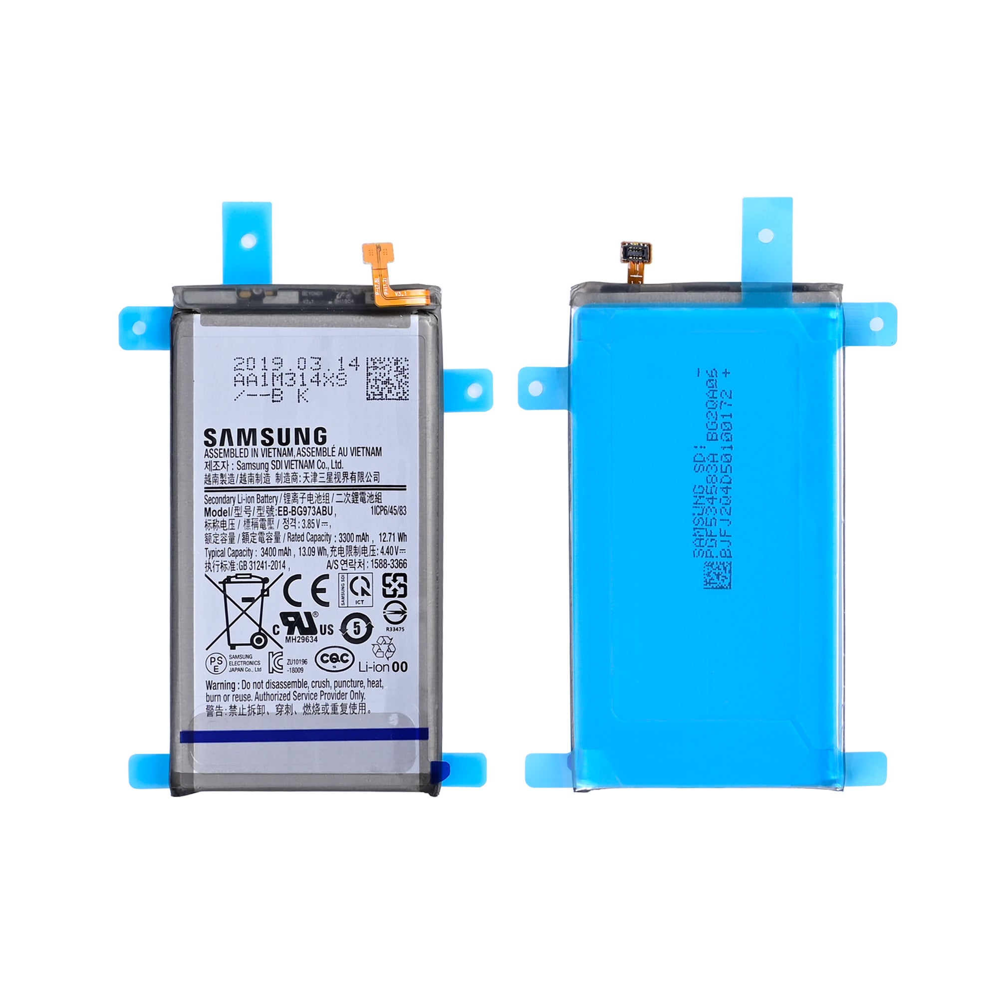 Samsung Galaxy S10 G973F Battery EB-BG973ABU Original Bulk