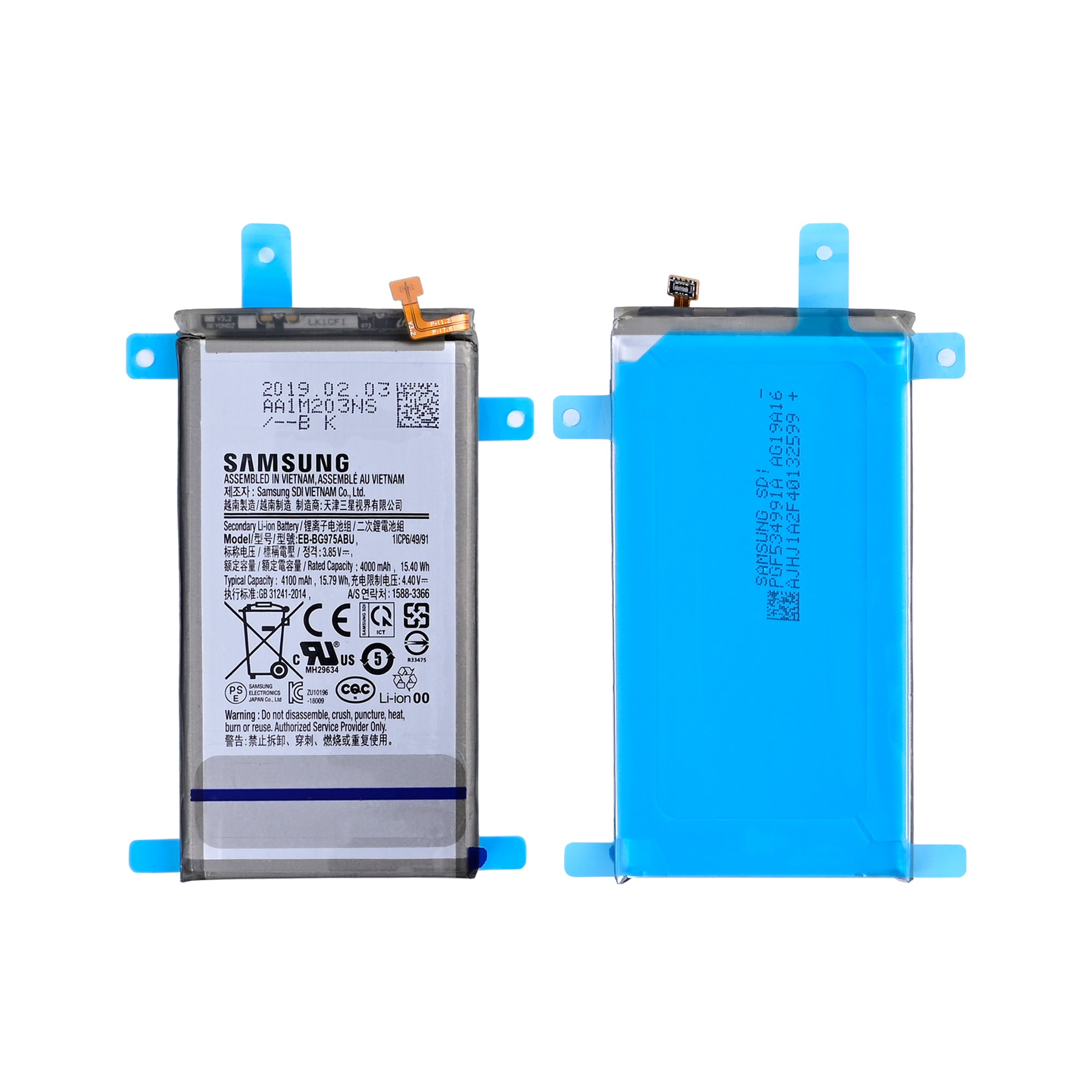 Samsung Galaxy S10 Plus G975F Battery EB-BG975ABU Original Bulk