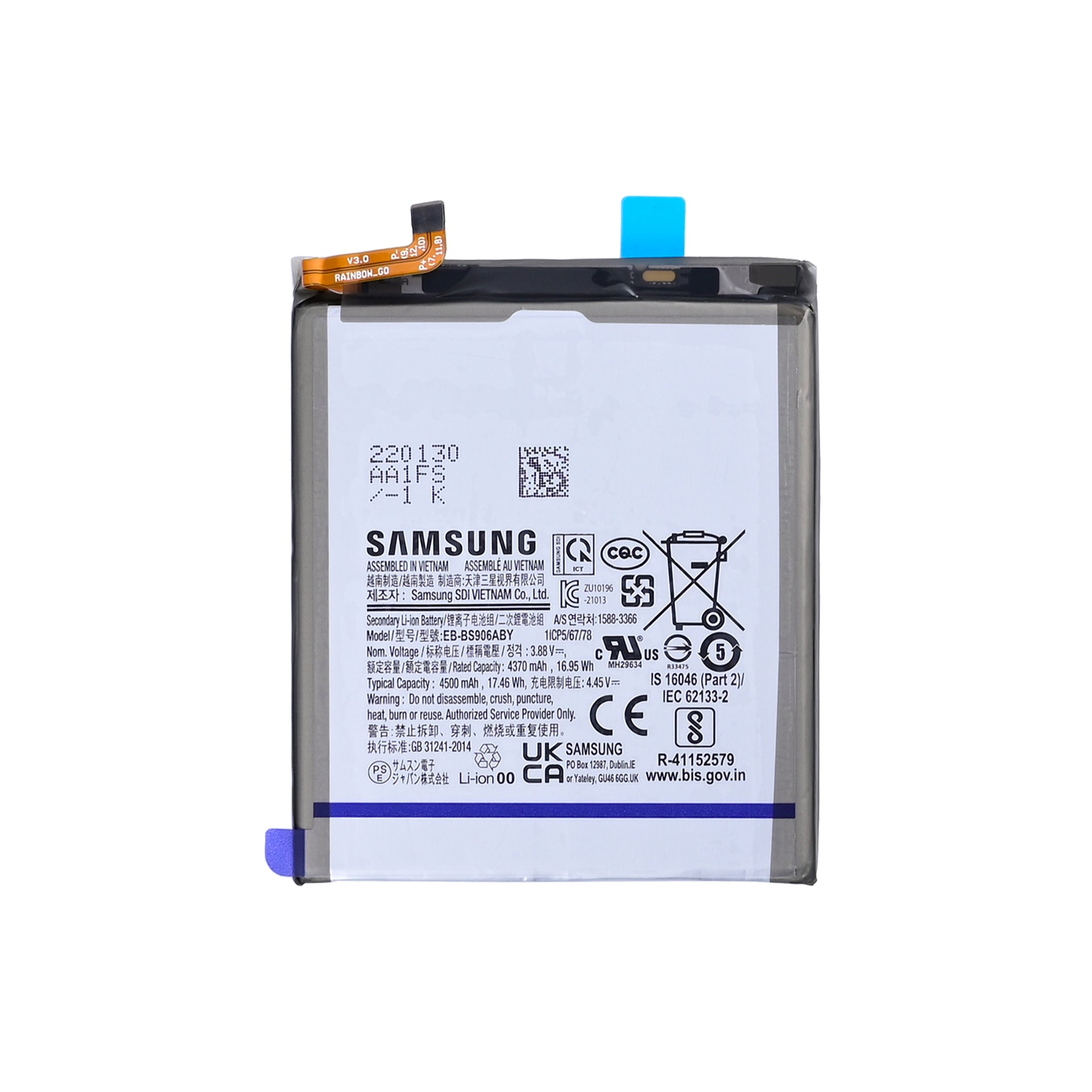 Samsung Galaxy S22 Plus S906B Battery EB-BS906ABY Original Bulk
