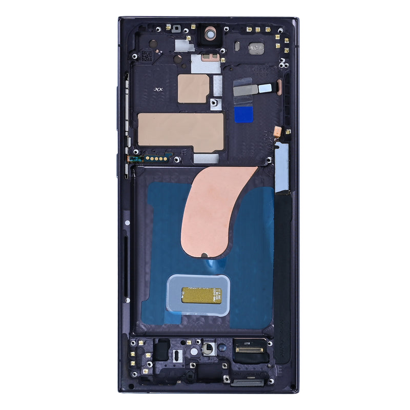 Samsung Galaxy S23 Ultra S918B Display And Digitizer With Frame Phantom Black Soft-OLED