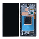 Samsung Galaxy S24 Ultra S928B Display And Digitizer With Frame Titanium Black Soft-OLED