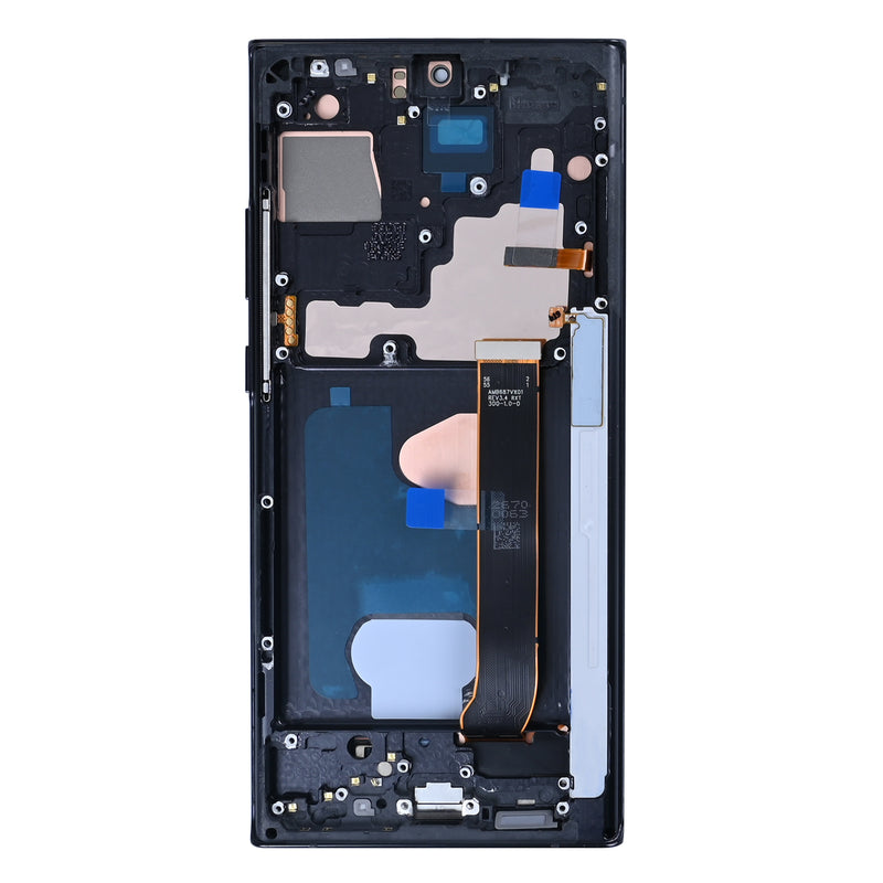 Samsung Galaxy Note 20 Ultra N985F, Ultra 5G N986B Display And Digitizer With Frame Mystic Black Soft-OLED