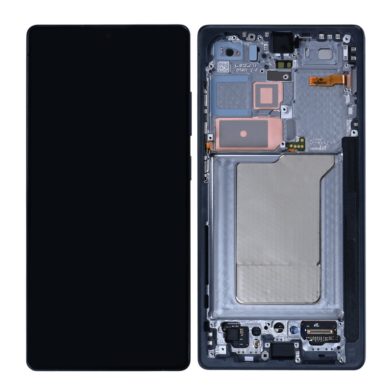 Samsung Galaxy S25 Ultra S938B Display And Digitizer With Frame Titanium Jet Black Pre-Assembled