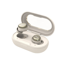 Rixus RXBH14O Sleeping Earbuds With Noise Cancelling Off White