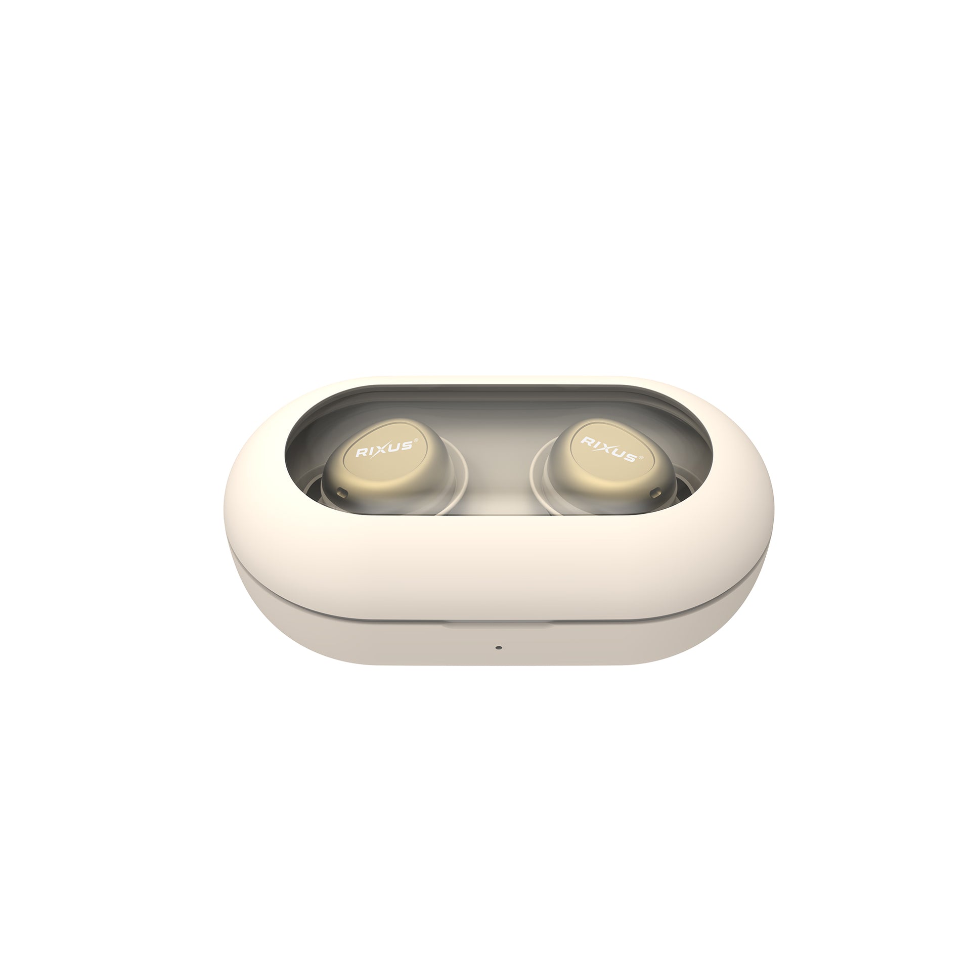Rixus RXBH14O Sleeping Earbuds With Noise Cancelling Off White