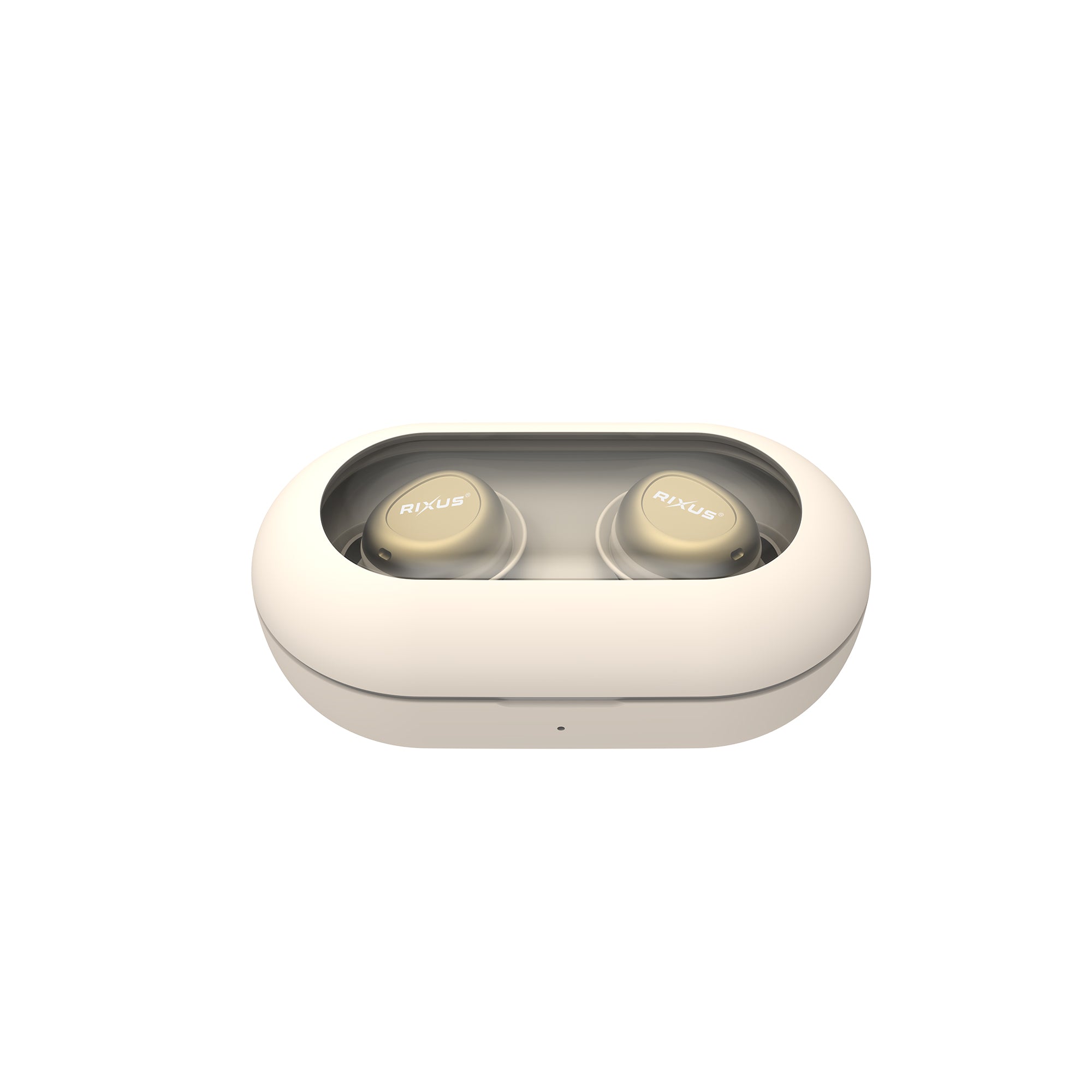 Rixus RXBH14O Sleeping Earbuds With Noise Cancelling Off White