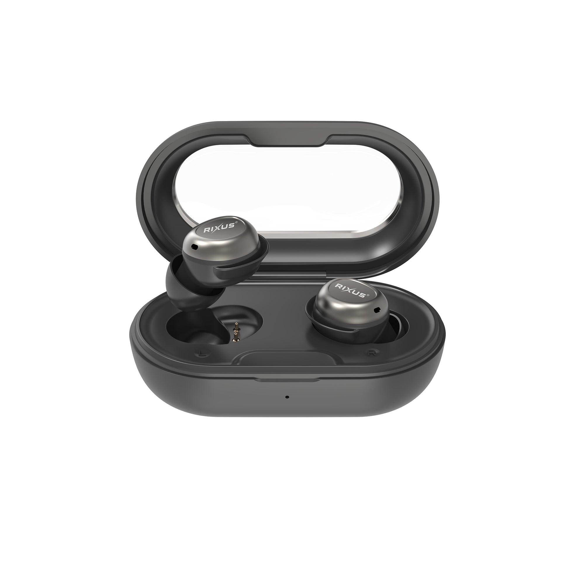 Rixus RXBH14B Sleeping Earbuds With Noise Cancelling Black