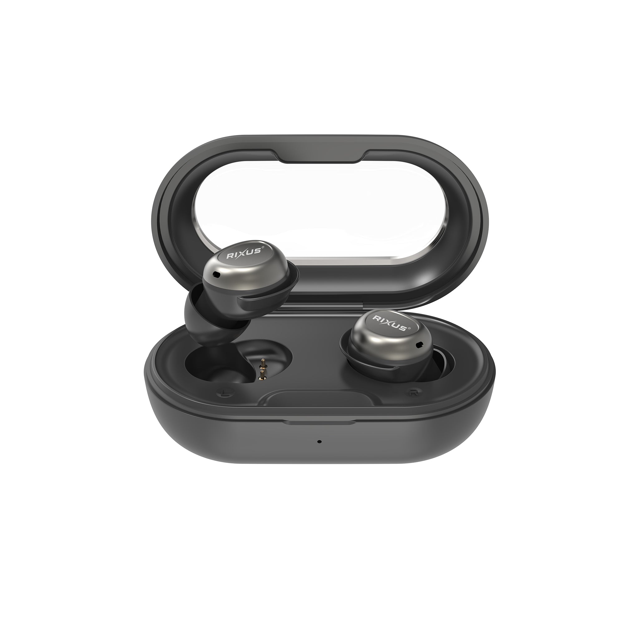 Rixus RXBH14B Sleeping Earbuds With Noise Cancelling Black
