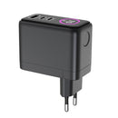 Rixus RXHC50 GaN Power Adapter With TFT Screen 70W Space Grey