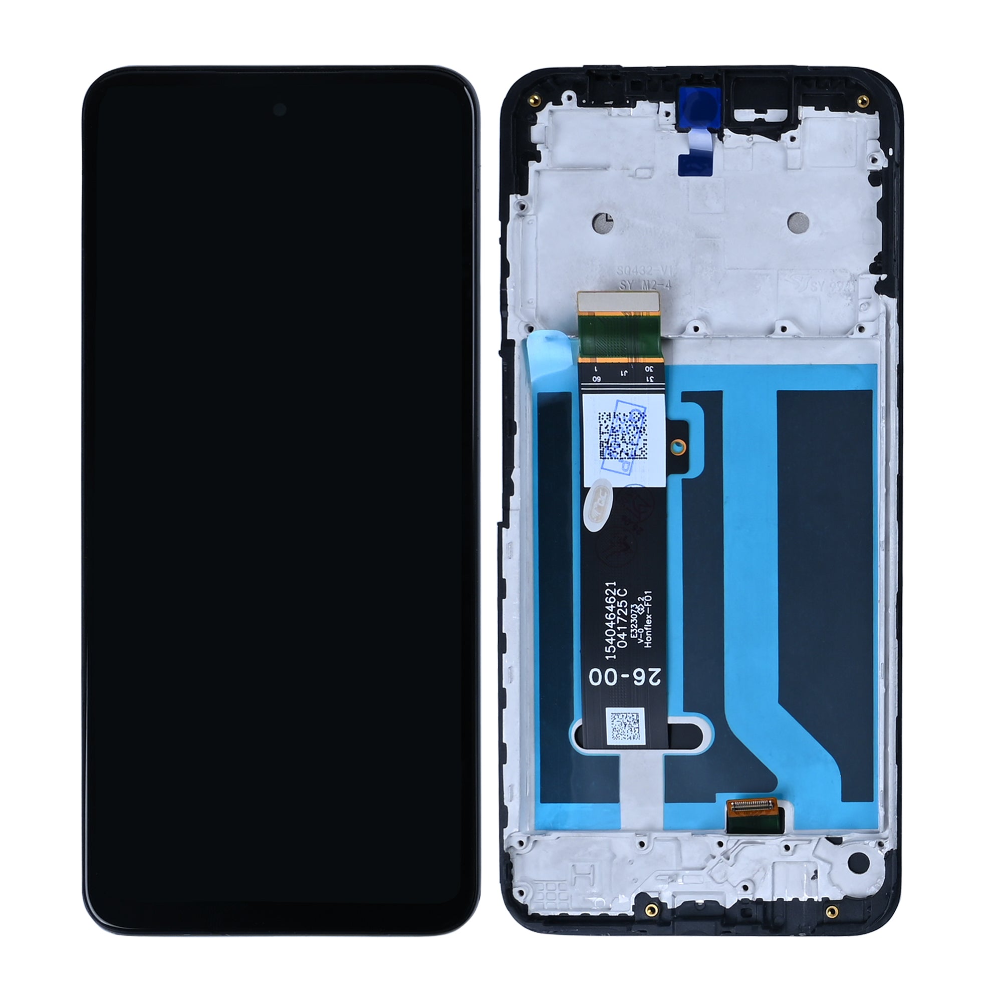 Motorola Moto G45 Display And Digitizer With Frame Black OEM
