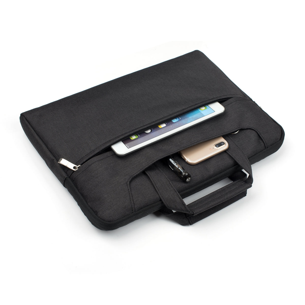 Laptop Sleeve Bag With Shoulder Strap 15, 16.2 inch Black
