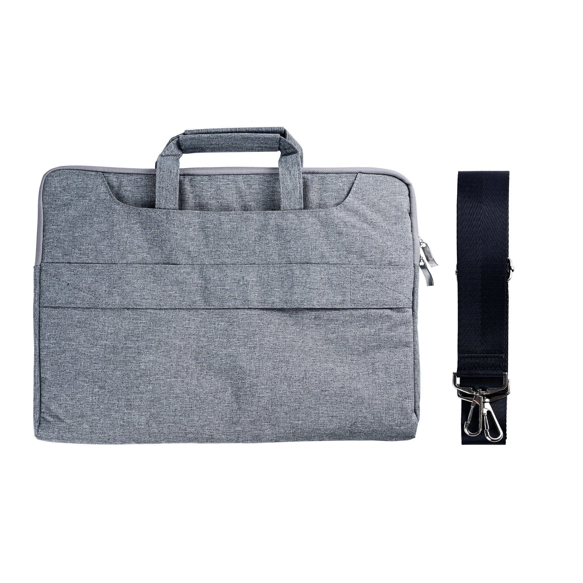 Laptop Sleeve Bag With Shoulder Strap 15, 16.2 inch Grey