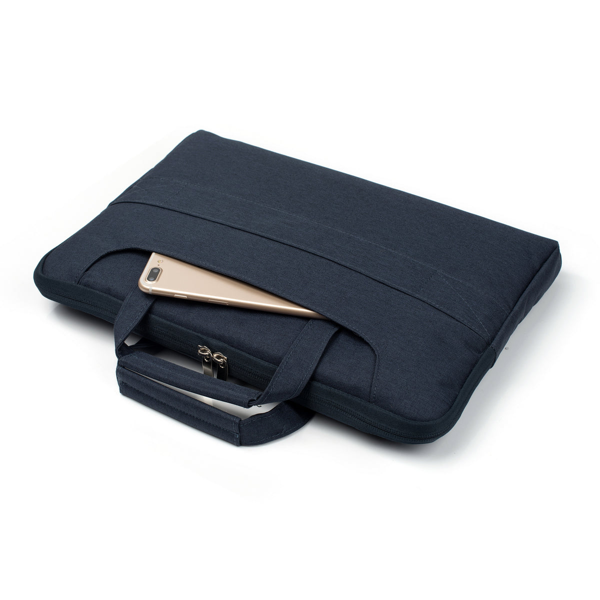 Laptop Sleeve Bag With Shoulder Strap 11, 12 inch Navy Blue
