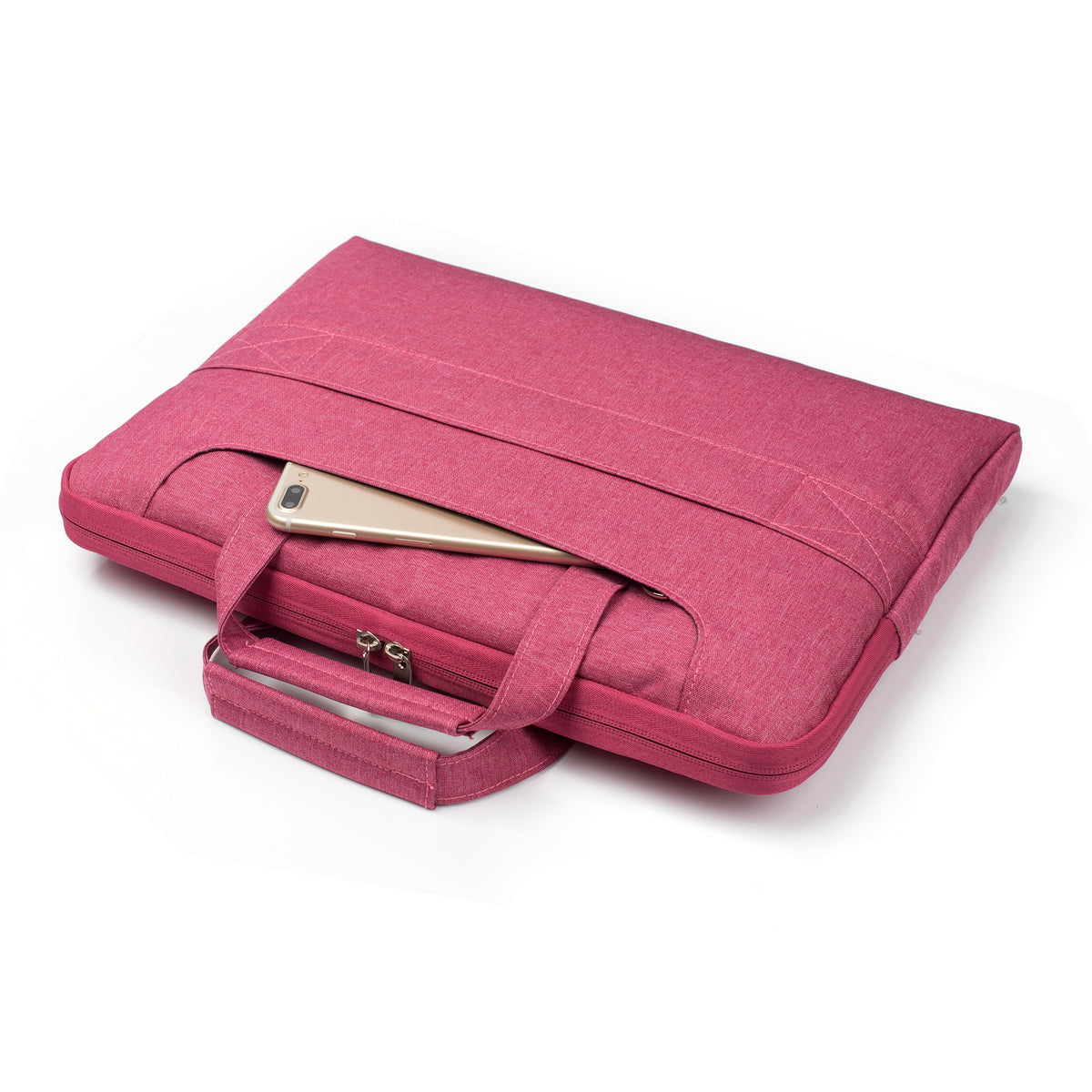 Laptop Sleeve Bag With Shoulder Strap 13, 14.2 inch Rose