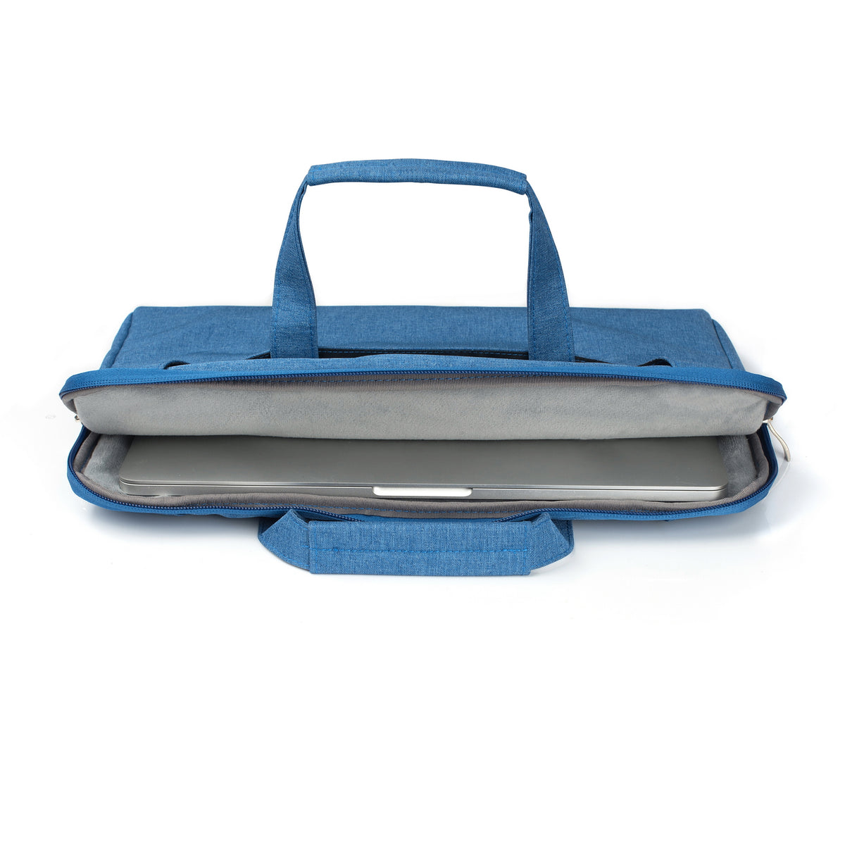 Laptop Sleeve Bag With Shoulder Strap 11, 12 inch Denim Blue