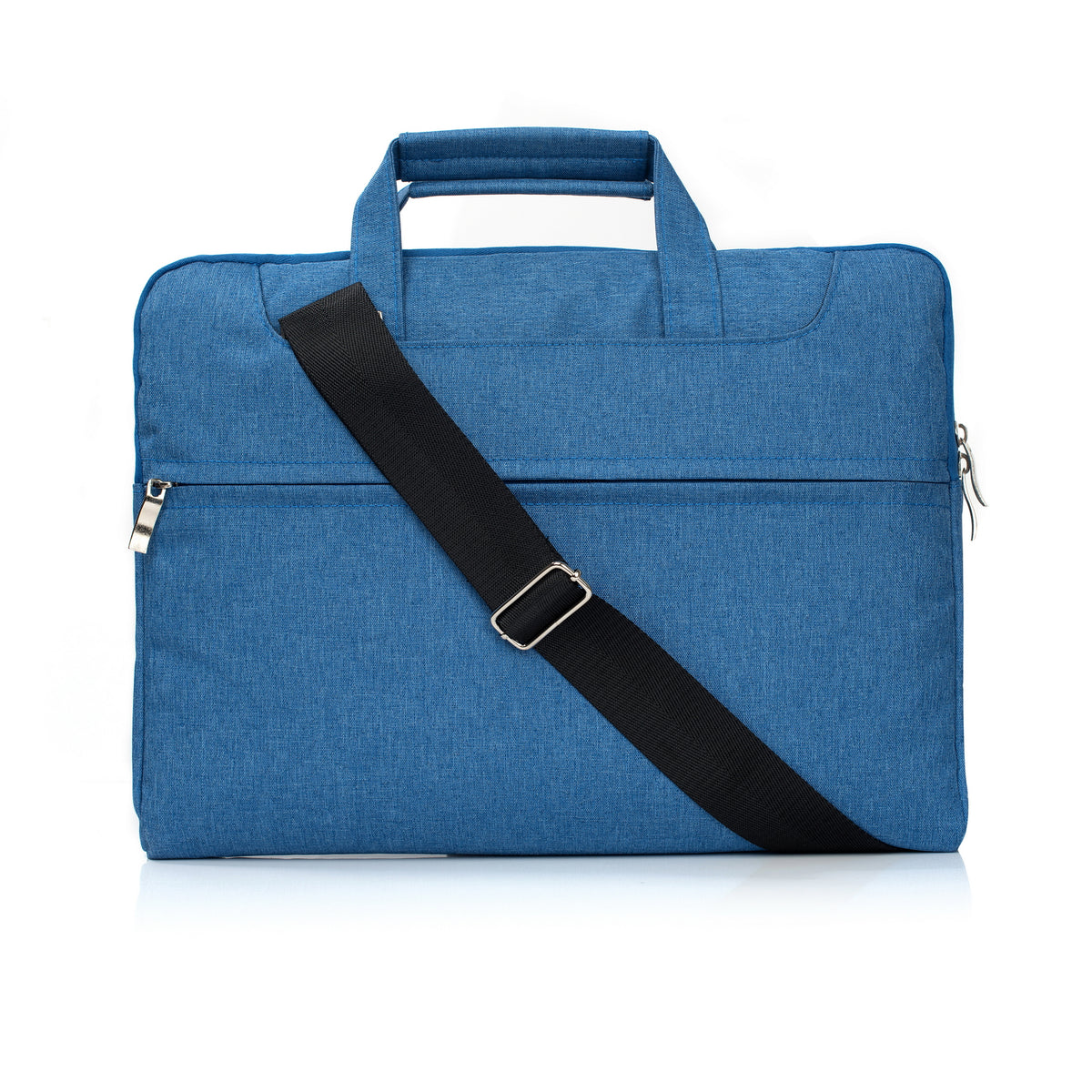 Laptop Sleeve Bag With Shoulder Strap 15, 16.2 inch Denim Blue
