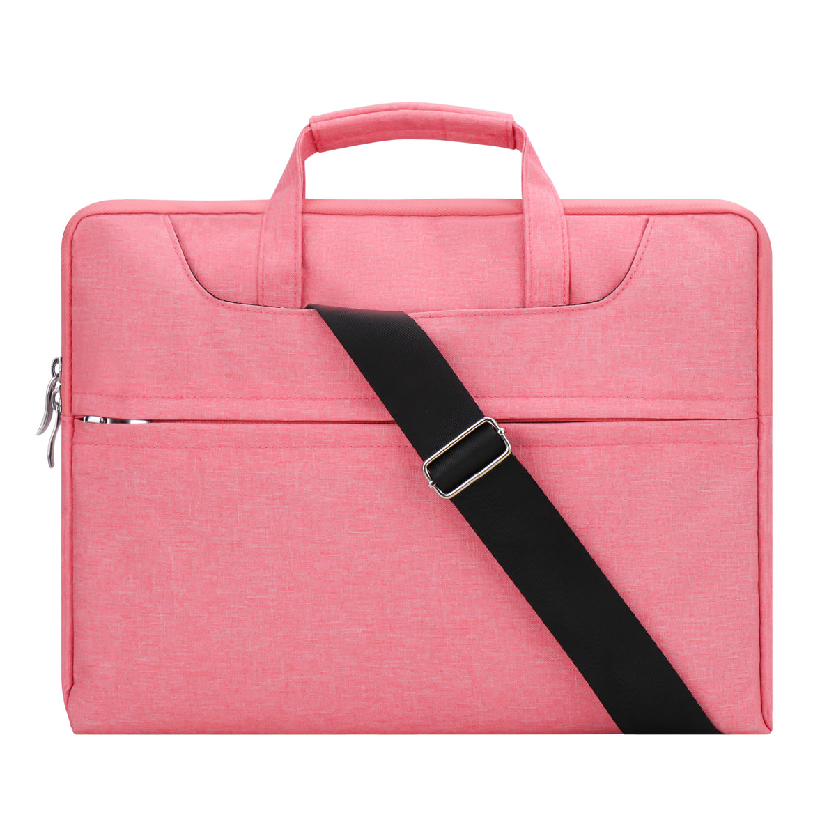 Laptop Sleeve Bag With Shoulder Strap 13, 14.2 inch Pink