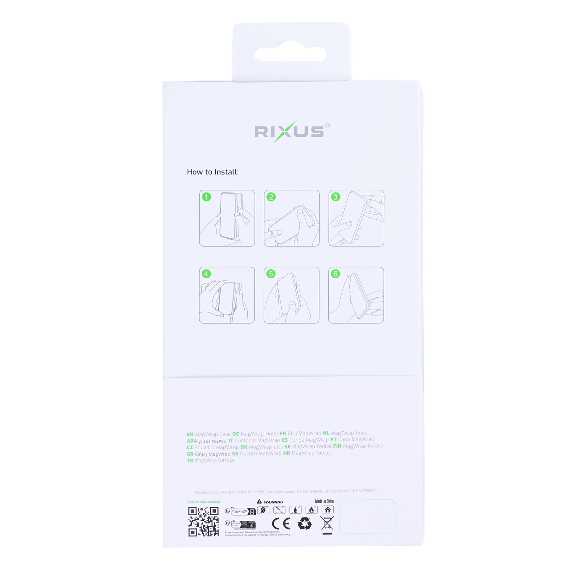Rixus MagWrap Case For Apple iPhone 15 Pro Max Black