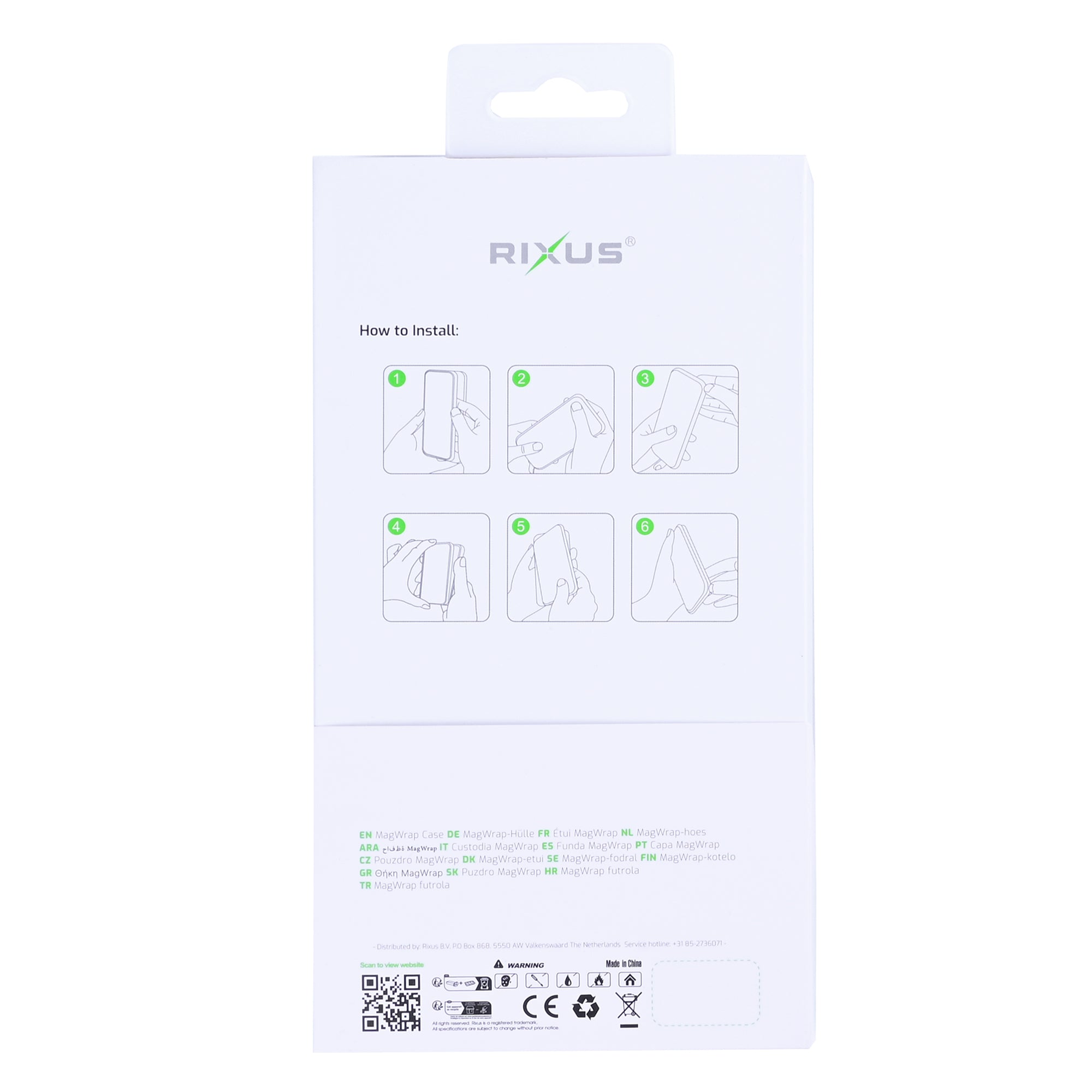 Rixus MagWrap Case For Apple iPhone 15 Pro Max Black