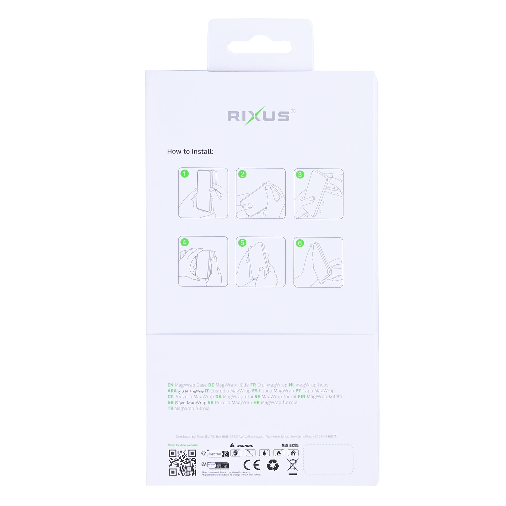 Rixus MagWrap Case For Apple iPhone 17 Black