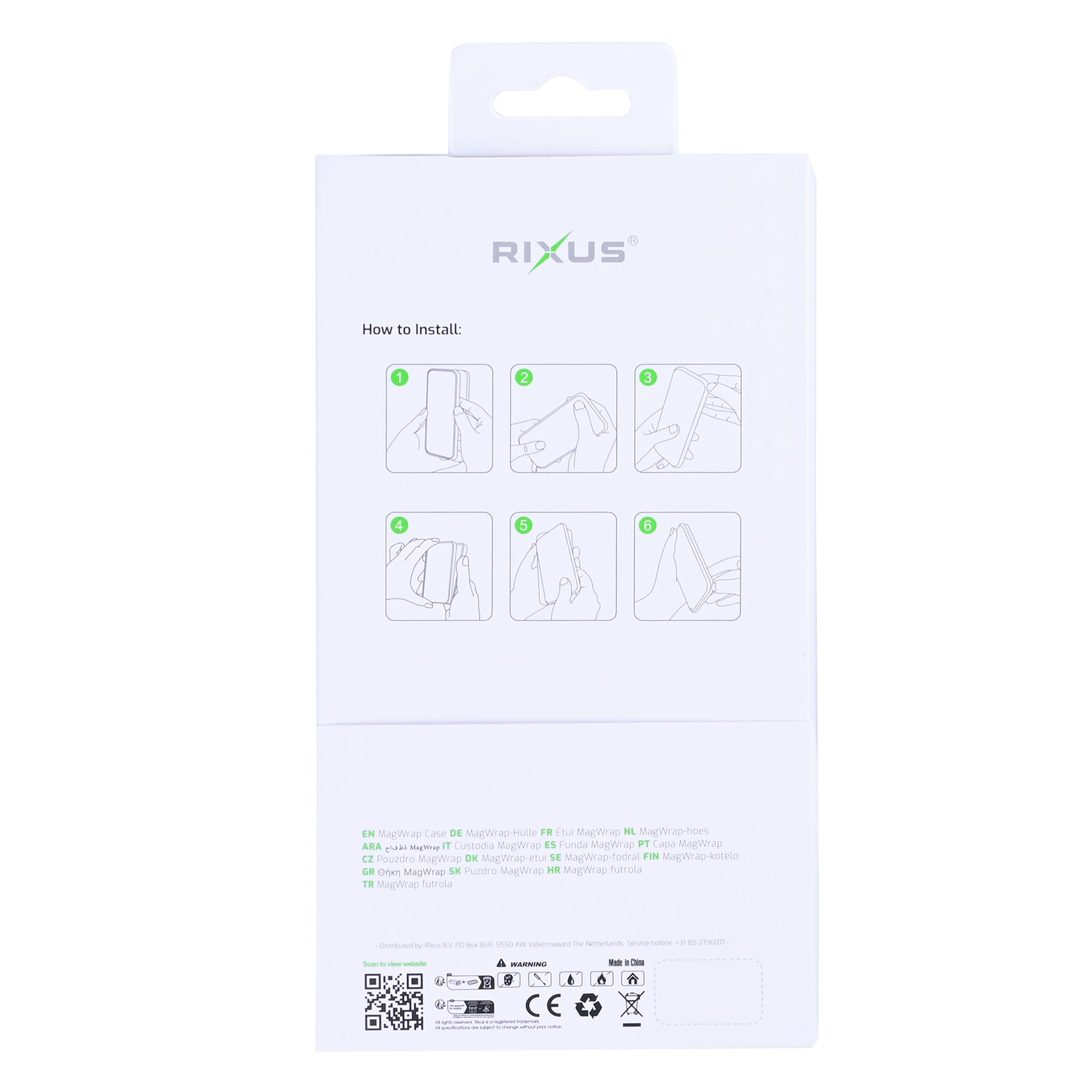 Rixus MagWrap Case For Apple iPhone 17 Air Brown