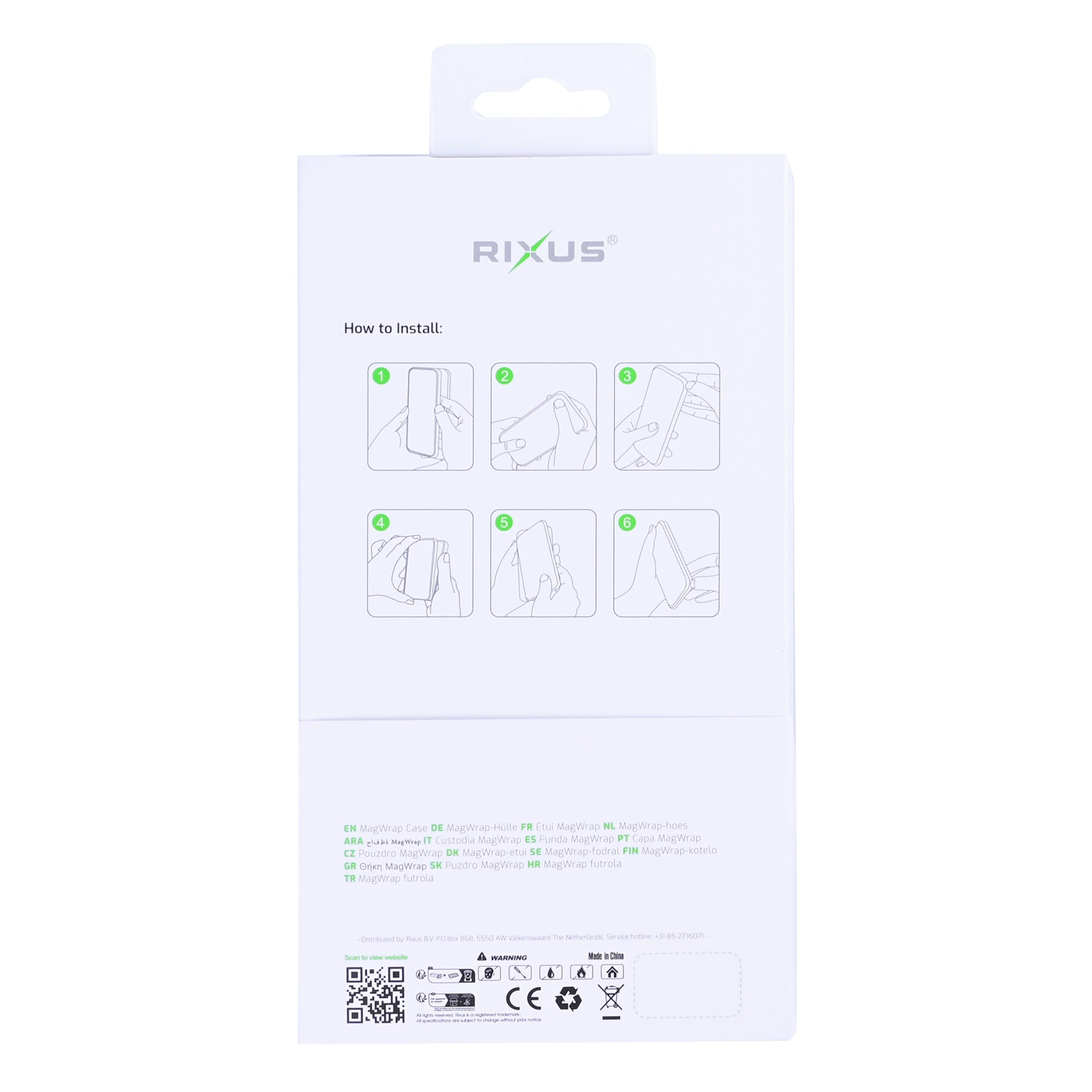 Rixus MagWrap Case For Apple iPhone 17 Pro Orange