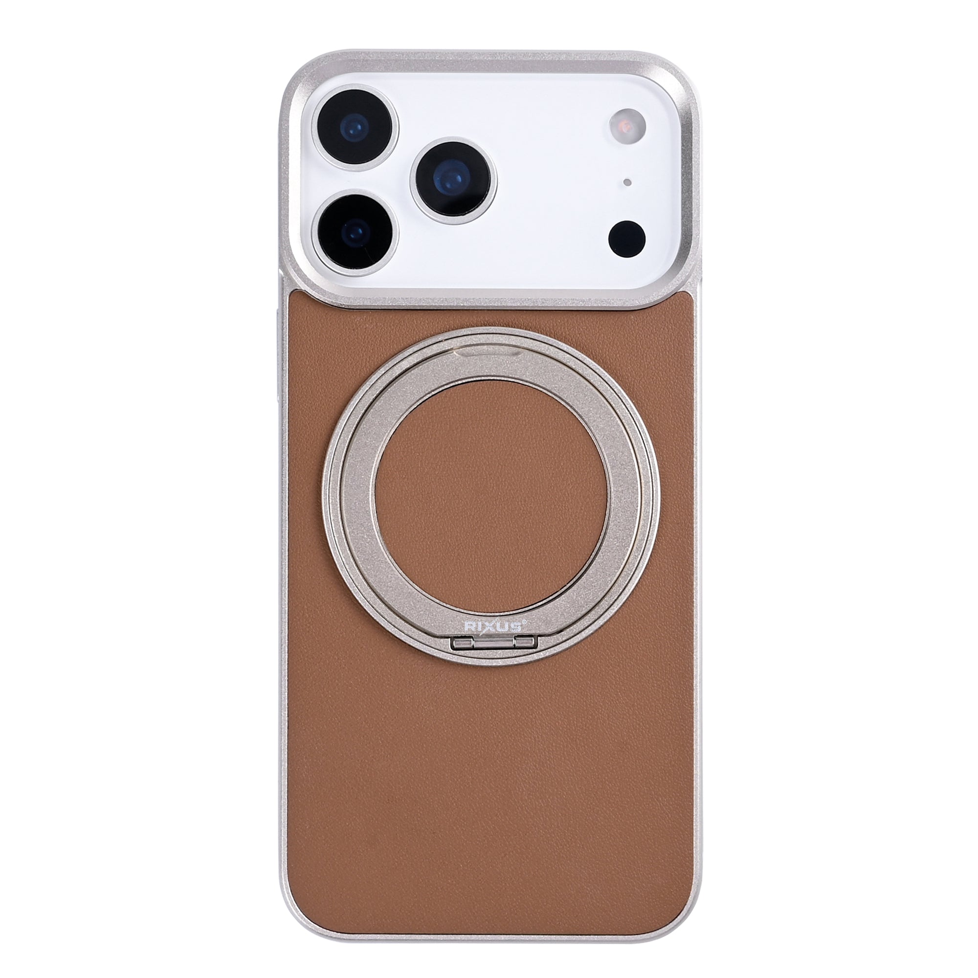 Rixus MagWrap Case For Apple iPhone 17 Pro Max Brown