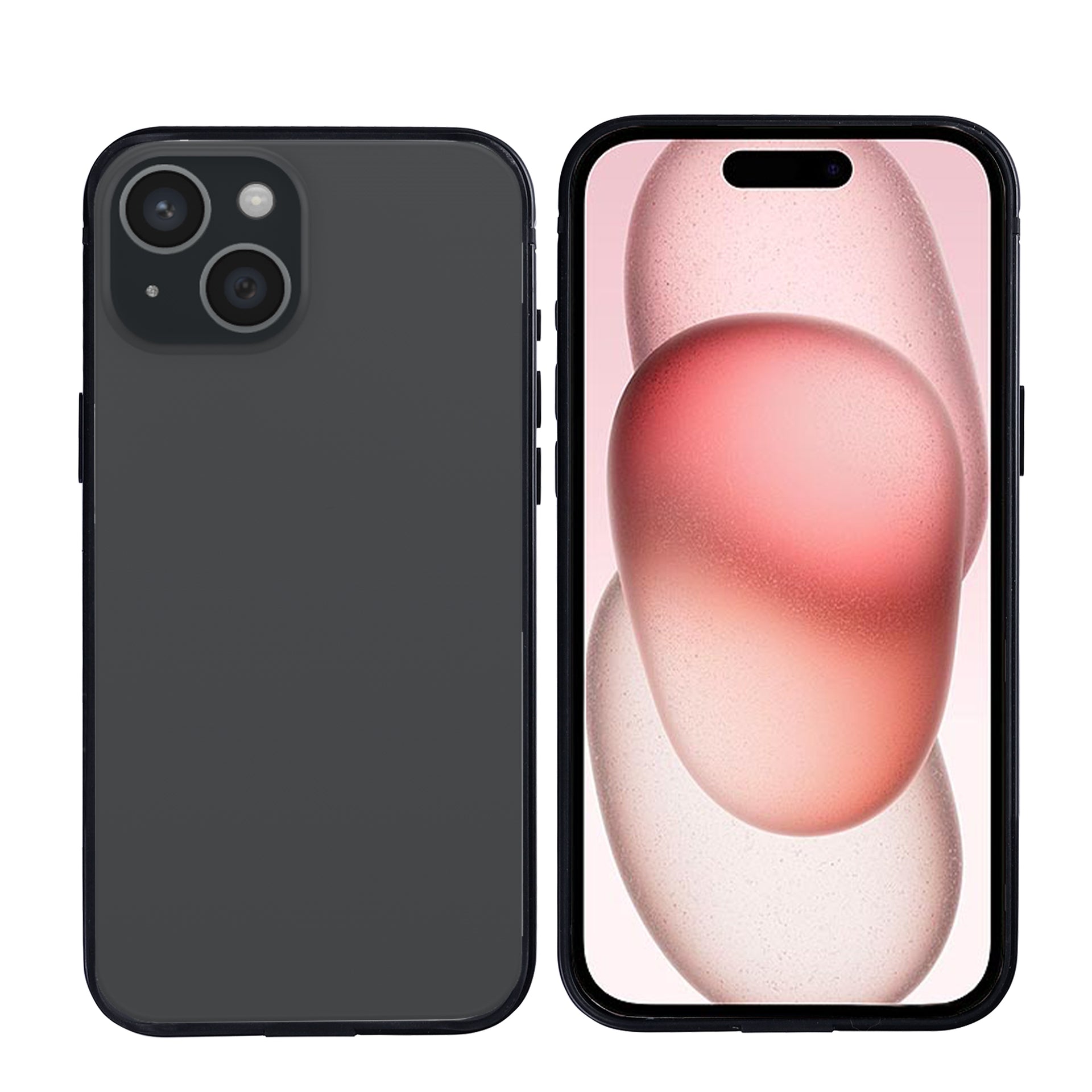 Rixus Crash Guard Case For Apple iPhone 15 Black