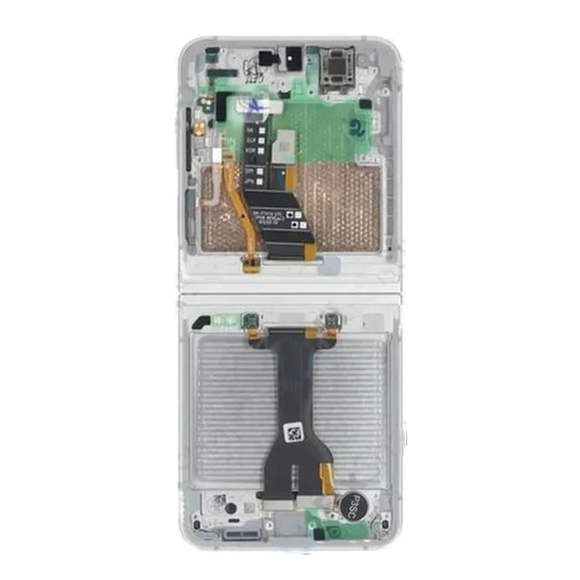 Samsung Galaxy Z Flip7 FE F761B Main Display And Digitizer With Frame White Service Pack