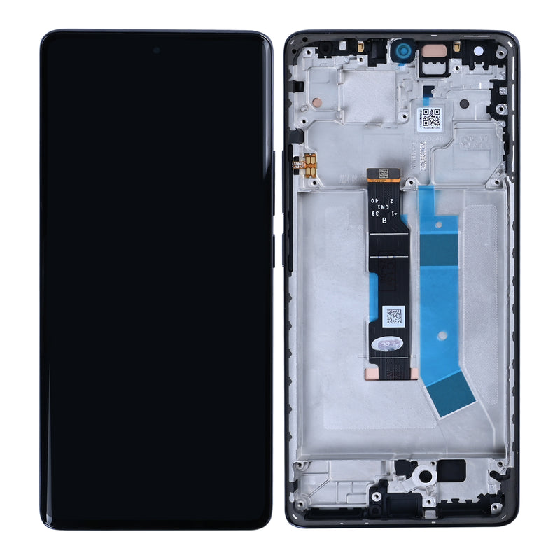 Xiaomi Redmi Note 14 Pro 4G Display And Digitizer With Frame Midnight Black OEM