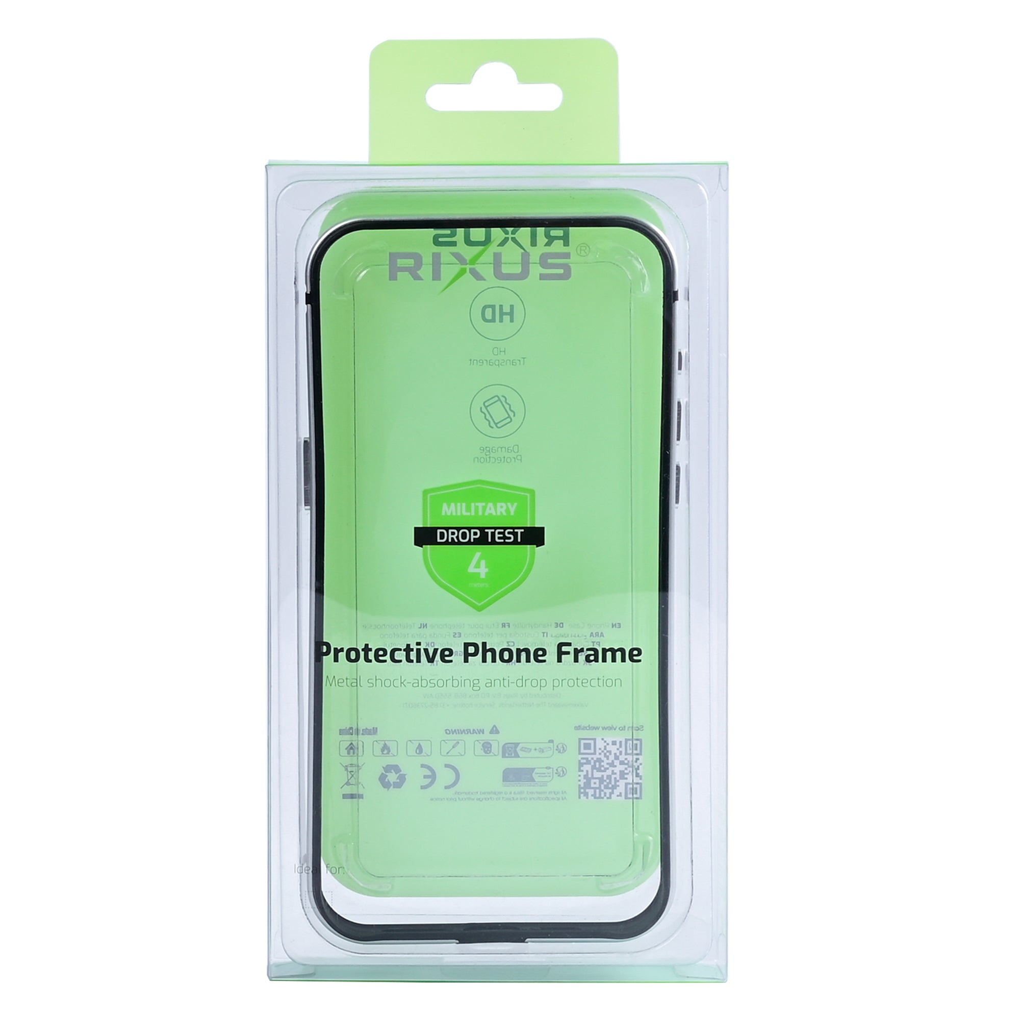 Rixus Crash Guard Case For Apple iPhone 15 Blue