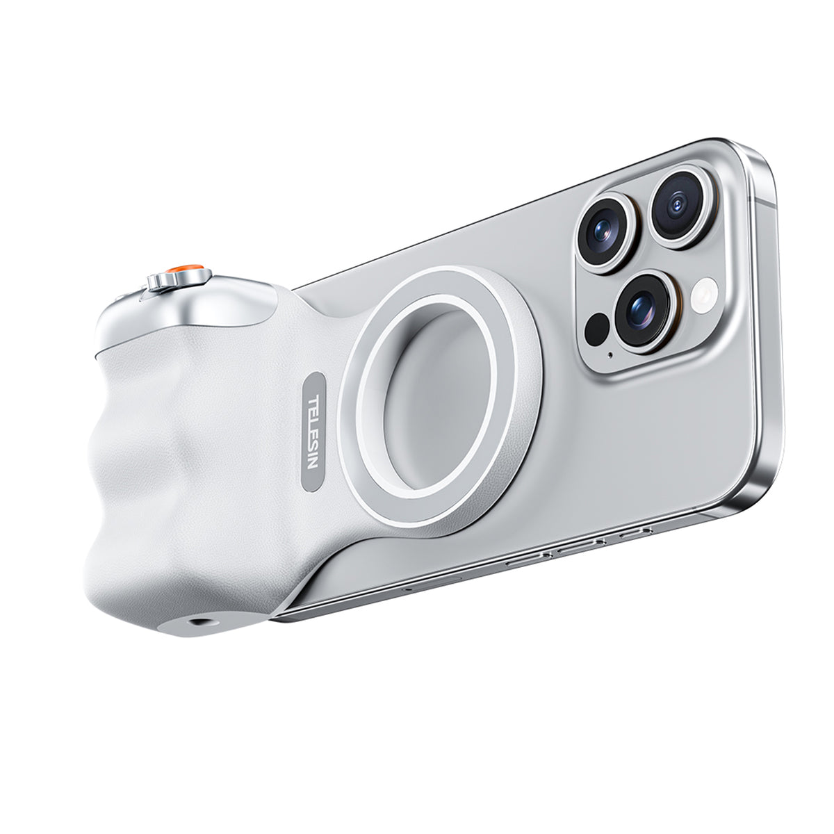 TELESIN Fun Shot Magnetic Grip White