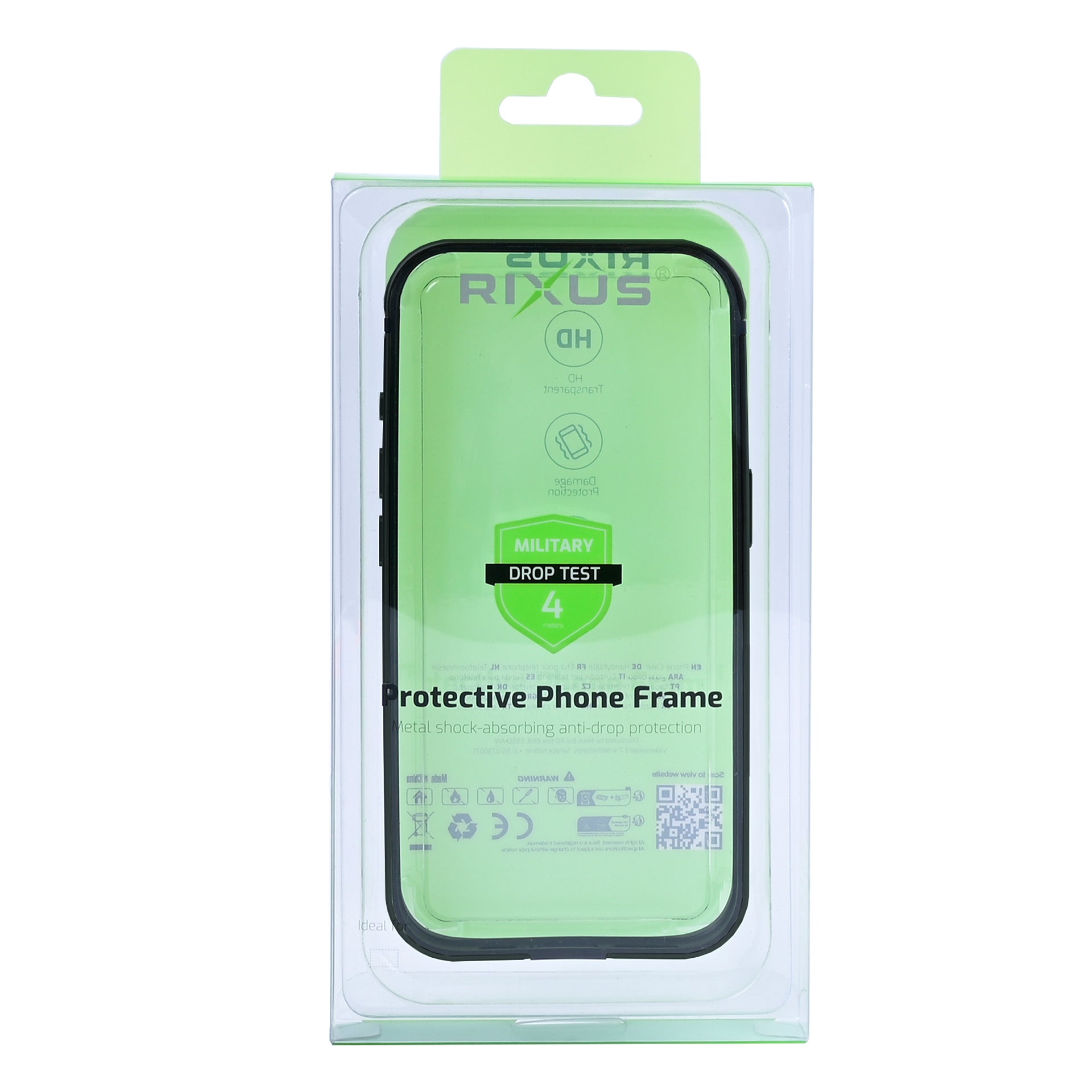 Rixus Crash Guard Case For Apple iPhone 15 Pro Natural Titanium