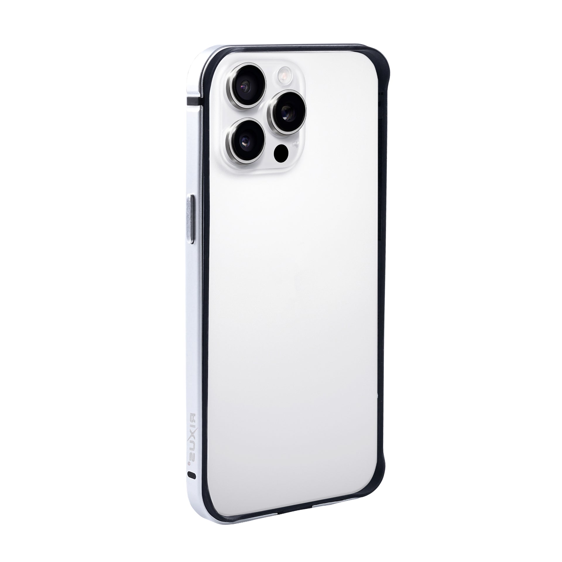 Rixus Crash Guard Case For Apple iPhone 15 Pro White Titanium