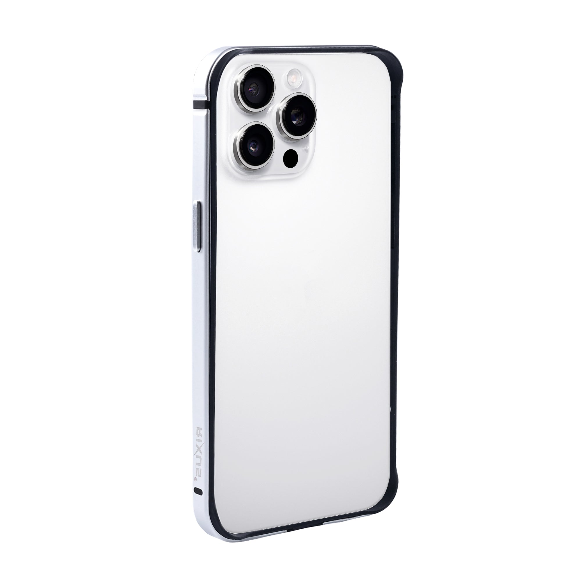 Rixus Crash Guard Case For Apple iPhone 15 Pro White Titanium