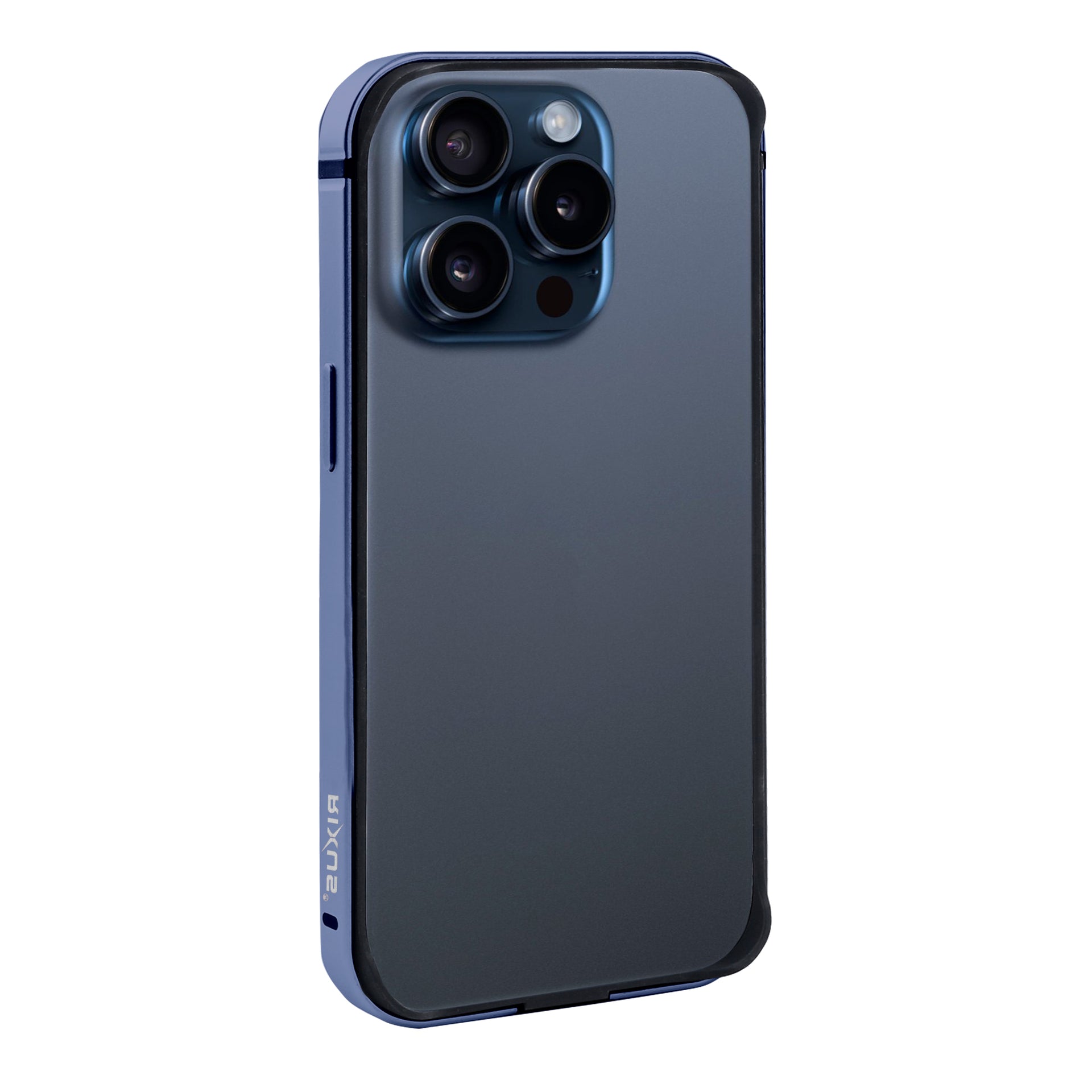Rixus Crash Guard Case For Apple iPhone 15 Pro Blue Titanium