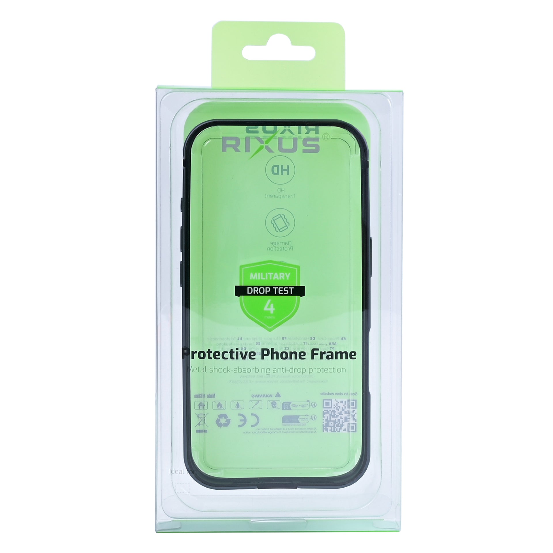 Rixus Crash Guard Case For Apple iPhone 15 Pro Blue Titanium